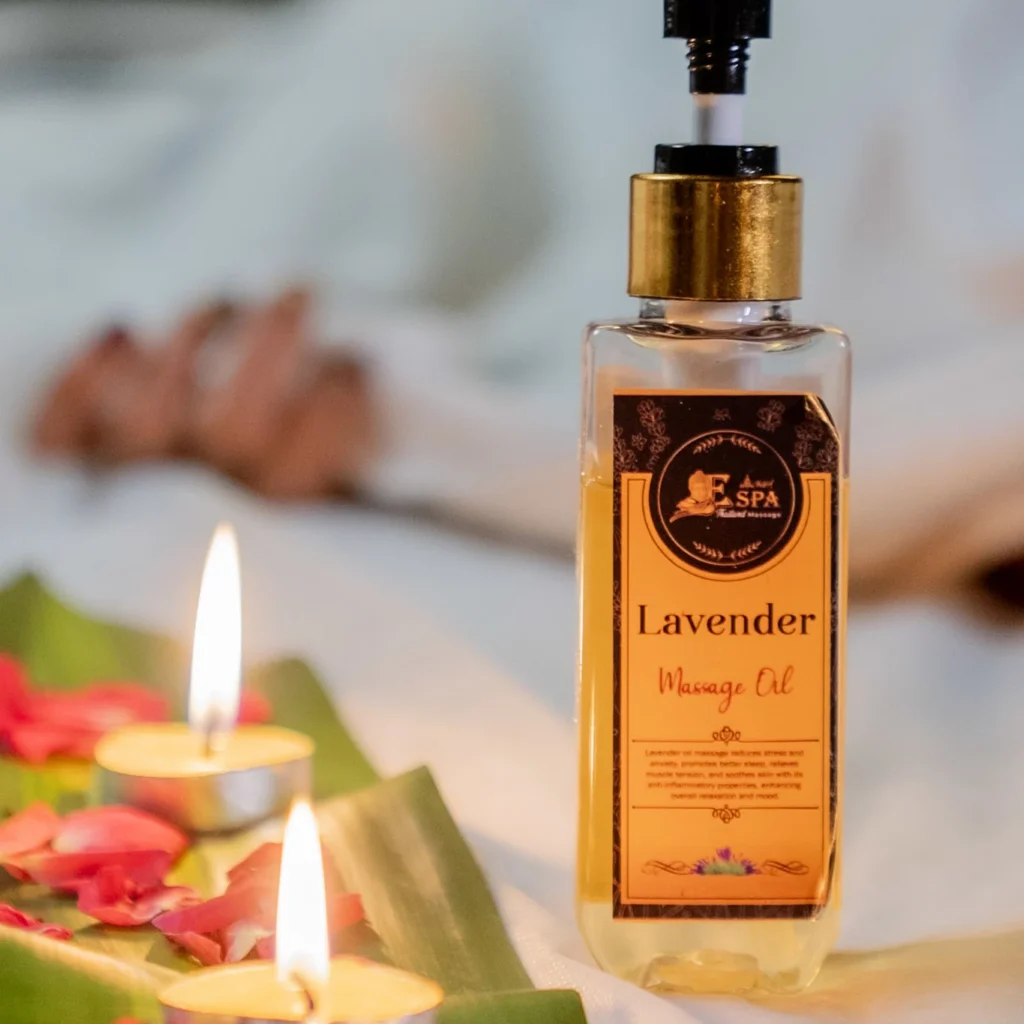 Aroma Oil Massage at E Spa Using Essential Oil Therapy