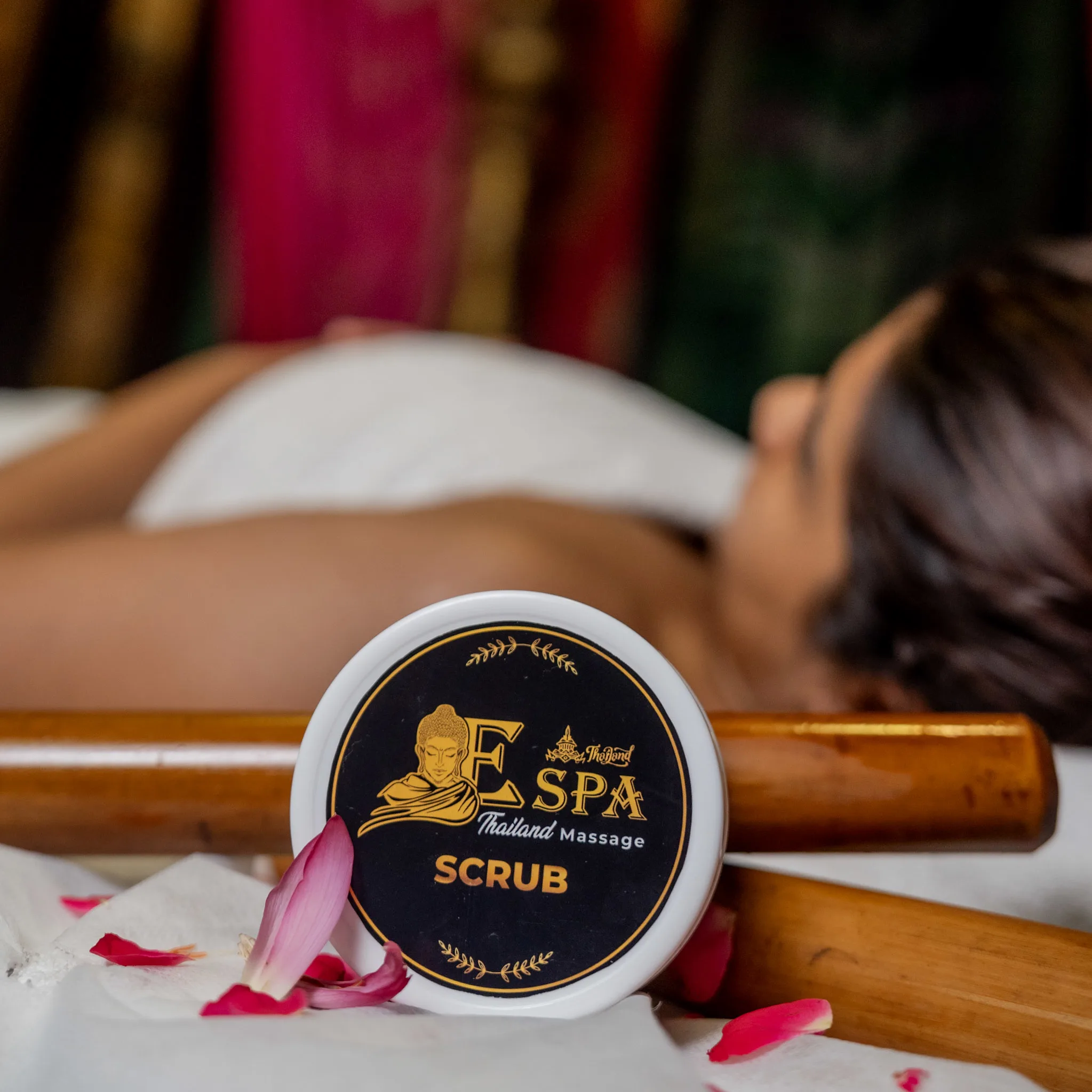 Facial massage therapy session