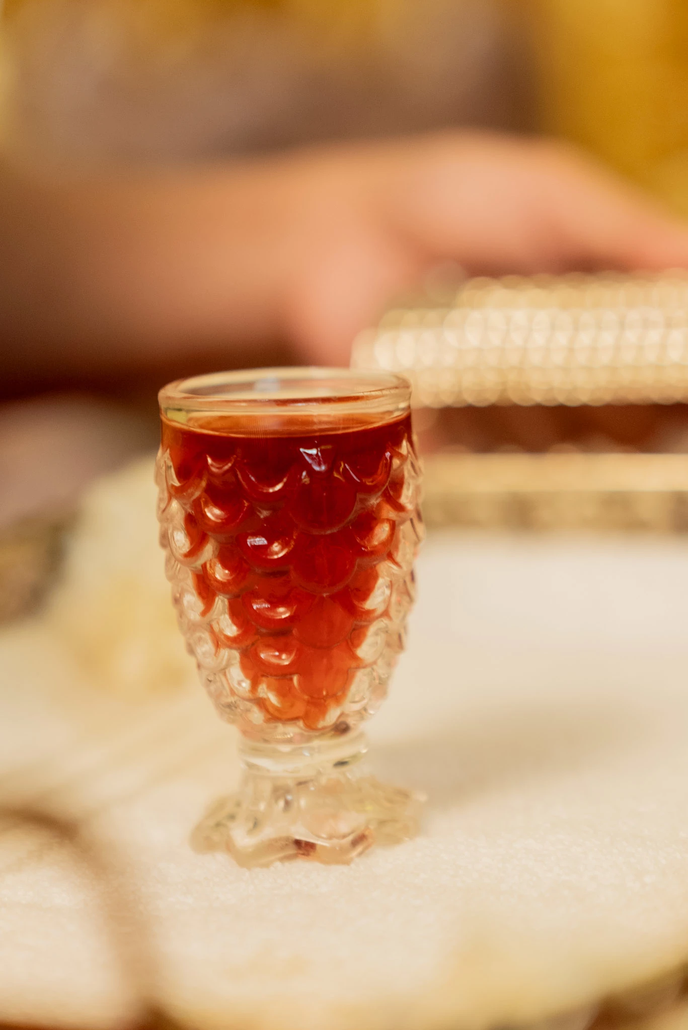 Herbal Welcome Drink Served at E Spa International