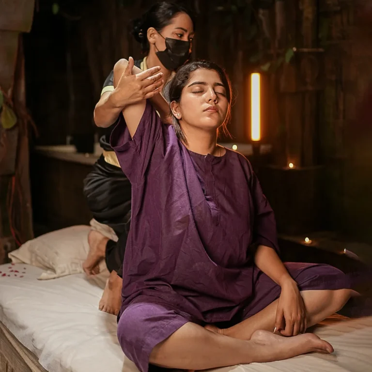Authentic Thai massage at E Spa Race Course, the best spa in Coimbatore.